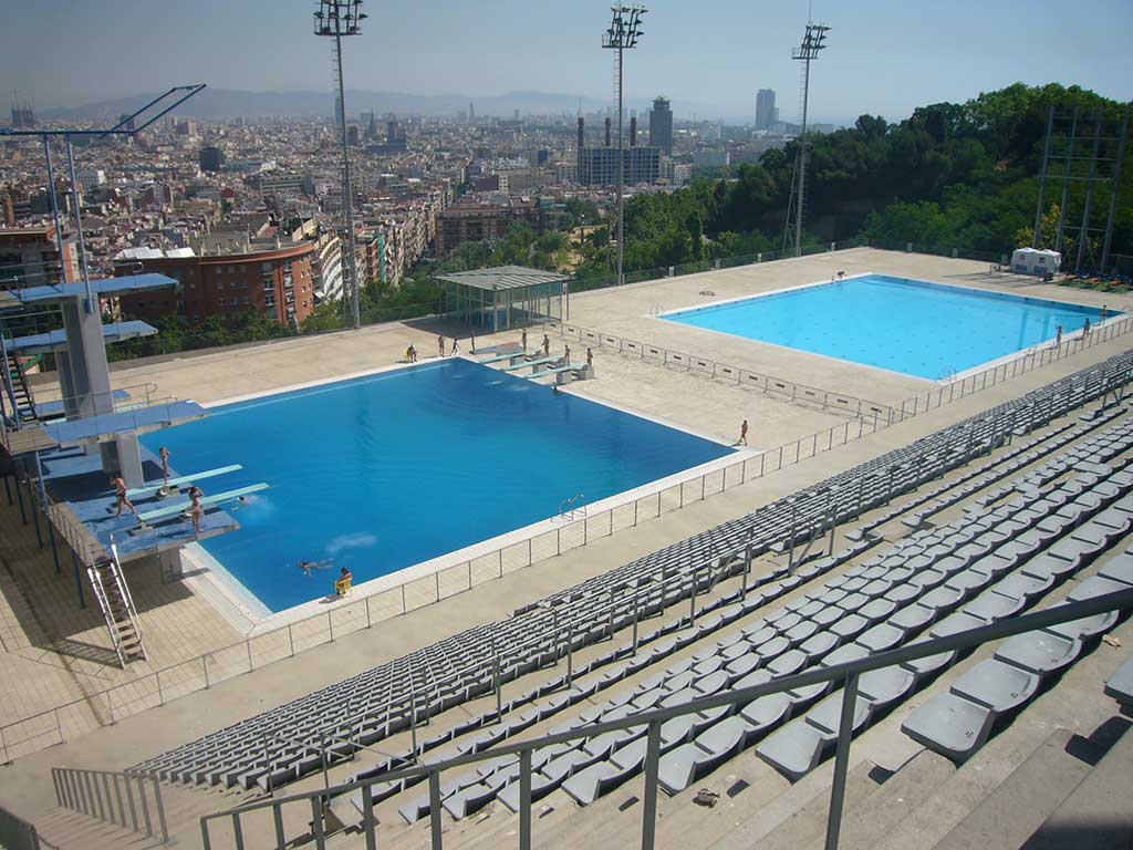 Schwimmbad Barcelona