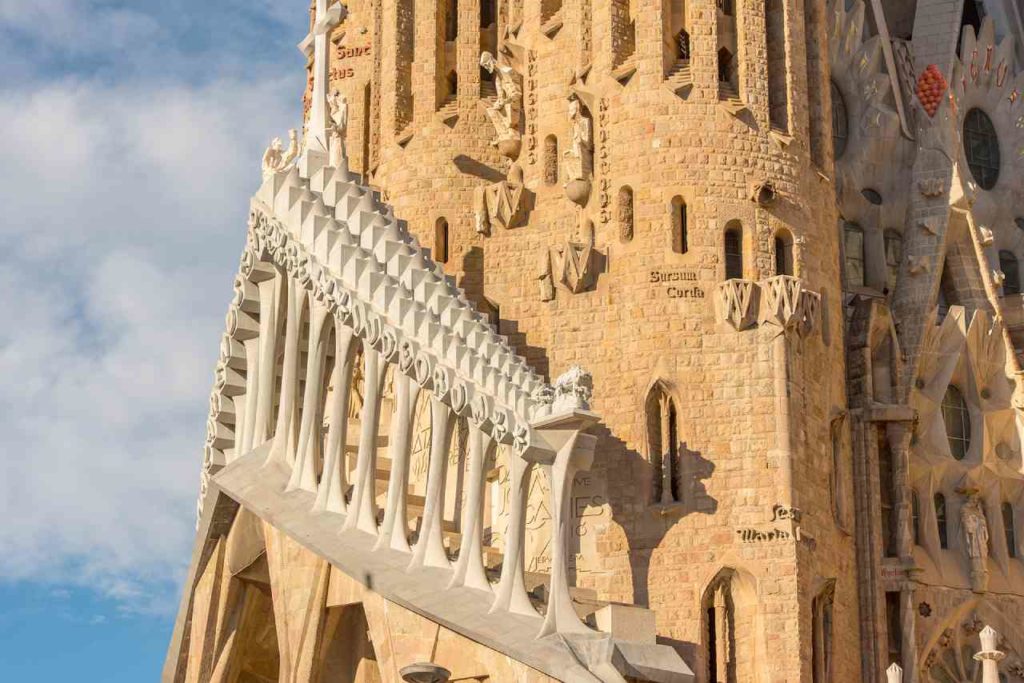 Wunderschöne Sagrada Familia Geschichte Ebenbild