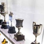 Barcelona, Spain – 12 January 2018: The Museum Of Trophies Of The Cups And Awards Of The Team Fc Bar