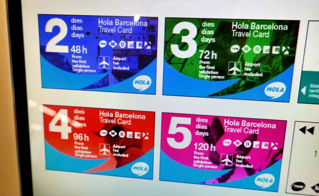 Hola Barcelona Travel Card: Rabattkarte für öffentliche Verkehrsmittel