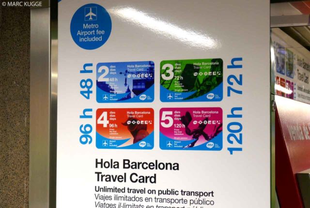 Hola Barcelona Travel Card: Rabattkarte für öffentliche Verkehrsmittel