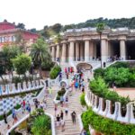 Park Guell In Barcelona, Spain – June 2019