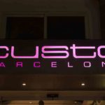 Detail of logo from Custo Barcelona shop