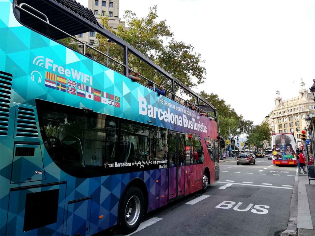 Hop-On Hop-Off Stadtrundfahrten durch Barcelona