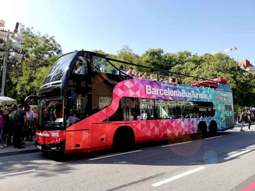 Eine Stadtrundfahrt durch Barcelona