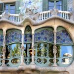 Glass of Casa Batllo by Gaudi – Barcelona