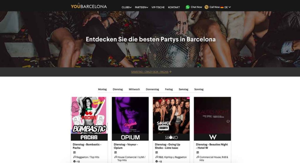 Party in Barcelona