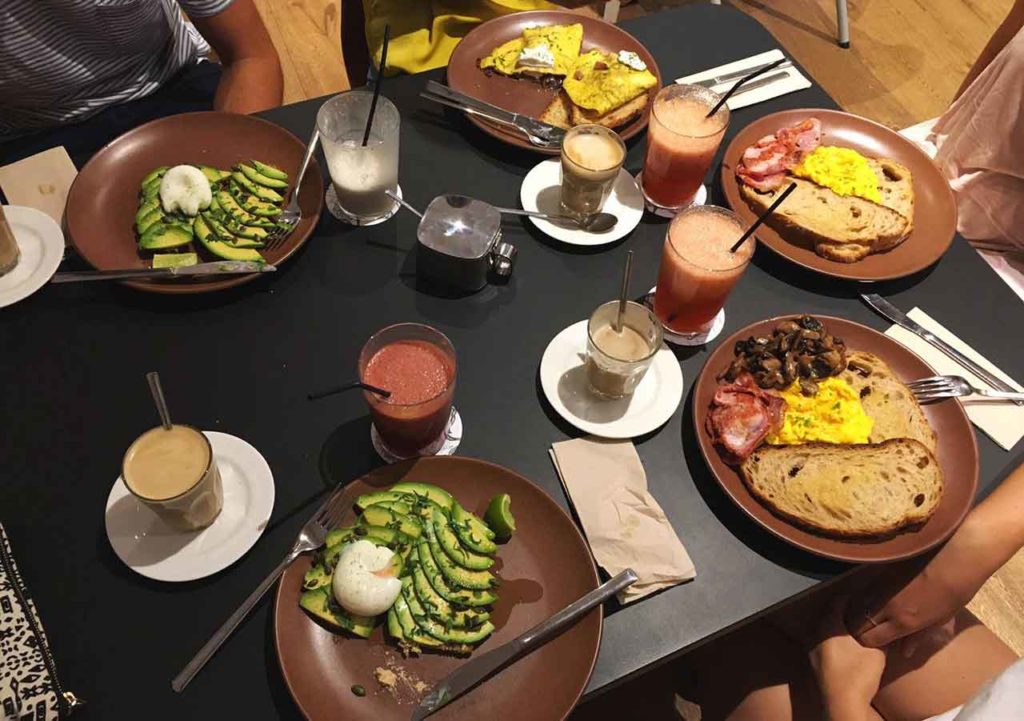 Frühstück in Barcelona
