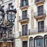 Barcelona Architecture On La Rambla Street, Spain