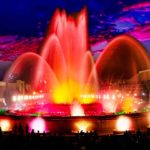 The famous Montjuic Fountain.