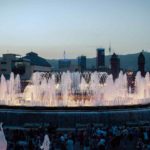 Barcelona City And Plaza Espanya ,spain